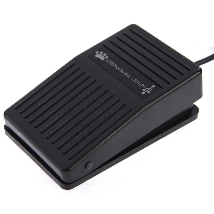 USB Foot Pedal Control Switch for Computer with Keyboard Adapter (Black)