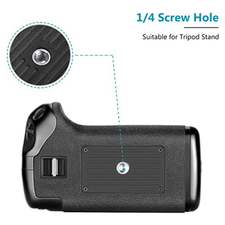 Battery Grip for Canon EOS 550D with Dual Battery Capacity