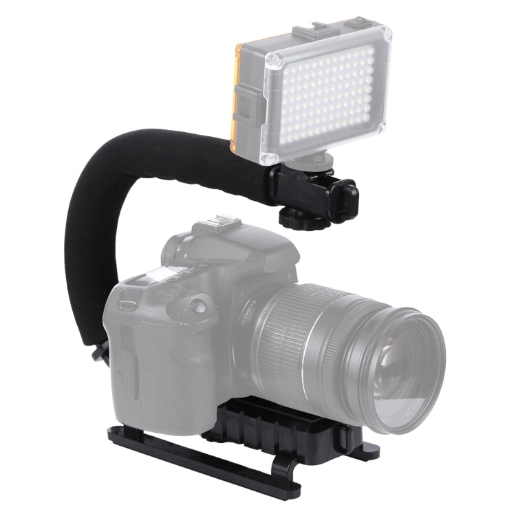 C-Shaped Mount Holder Handle for Enhanced Camera Stability