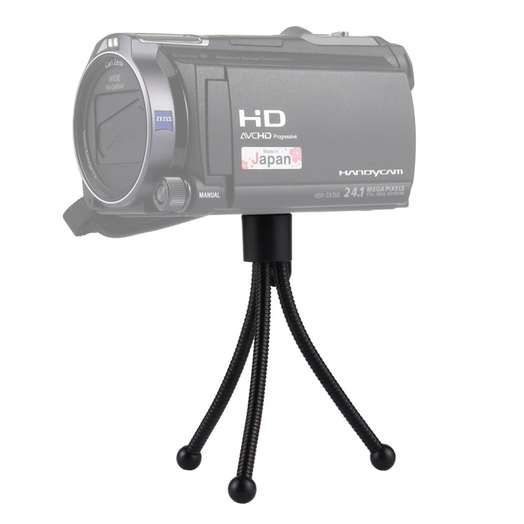 Black Mini Travel Tripod Stand for Digital Cameras, Max Height: 120mm