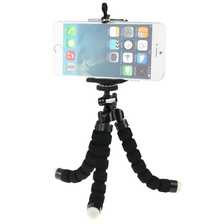 Flexible Octopus Bubble Tripod Holder Stand Mount for Mobile Phone / Digital Camera (Black)