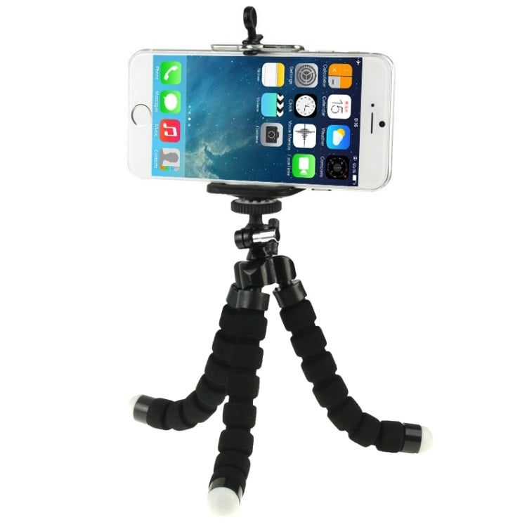 Flexible Octopus Bubble Tripod Holder Stand Mount for Mobile Phone / Digital Camera (Black)