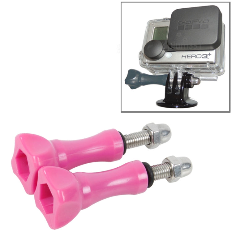 2 PCS TMC HR171 Purple Plastic 5.5cm Thumb Screw for GoPro Cameras