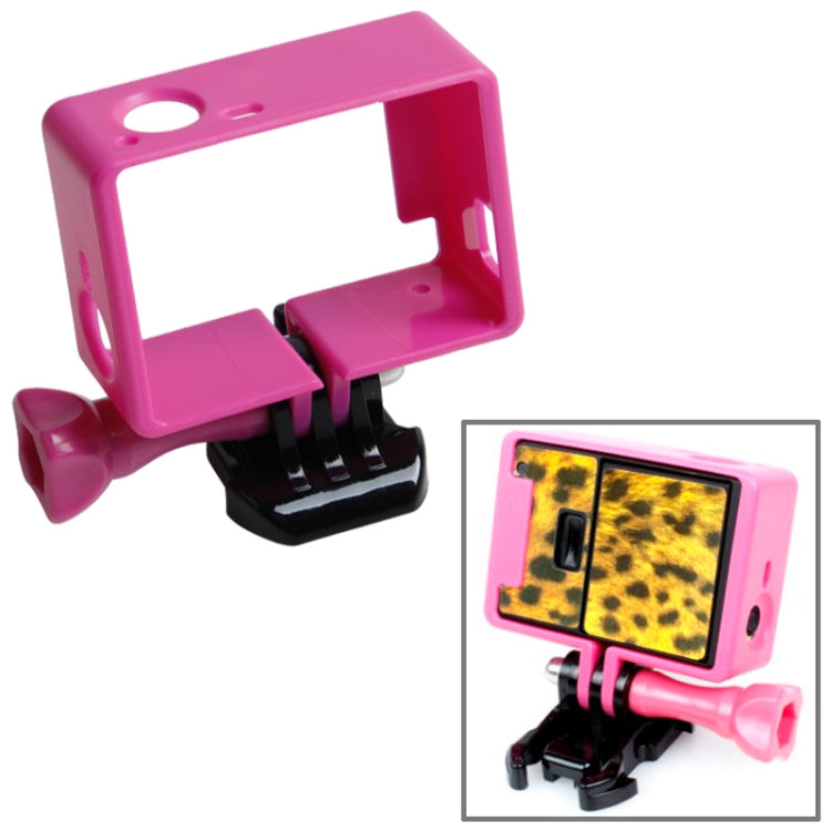 TMC Protective Standard Frame Housing for GoPro HERO4 /3+ /3, HR191(Magenta)