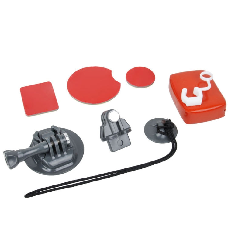 TMC 10-Piece Board Mount Surf Snowboard Wakeboard Set for GoPro and Other Action Cameras (Grey)