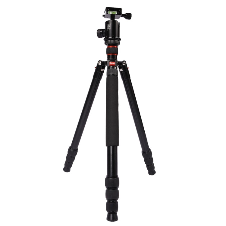 Adjustable Portable Aluminum Tripod (Gold) with NB-2S Ball Head (Black) for Canon Nikon Sony DSLR Camera