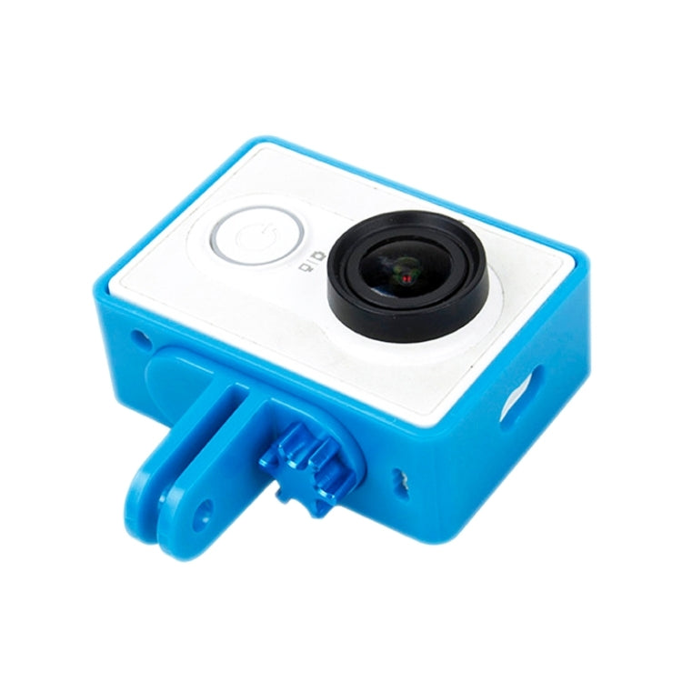 TMC Plastic Frame Mount Housing for Xiaomi Yi Sport Camera in Blue