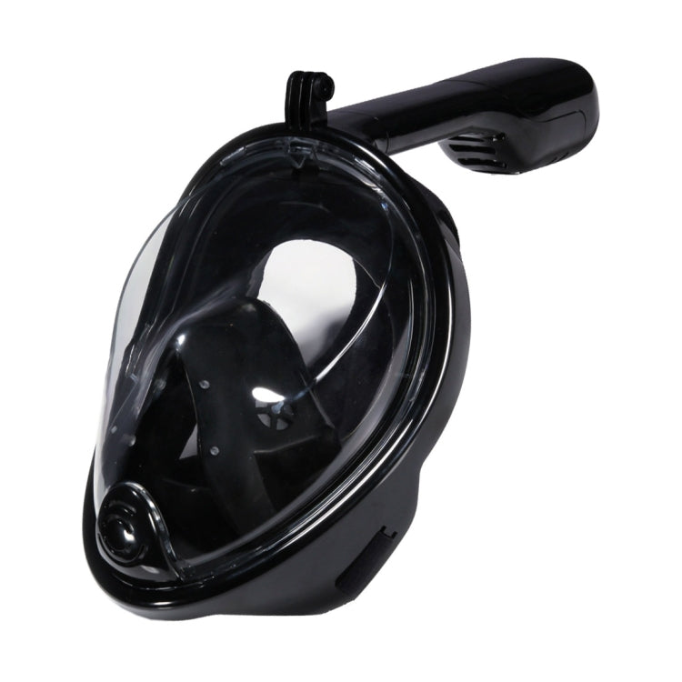 Full Dry Diving Mask with GoPro Mount for HERO11/HERO10/HERO9/HERO8/HERO6/5/4/3/2/1 - M Size (Black)