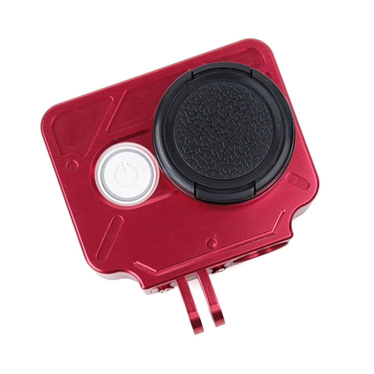TMC HR327 CNC Aluminum Alloy Protective Case for Xiaomi Yi Action Camera (Red)