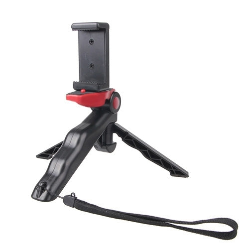 Universal Portable Hand Grip and Mini Tripod Stand Steadicam Curve - Red