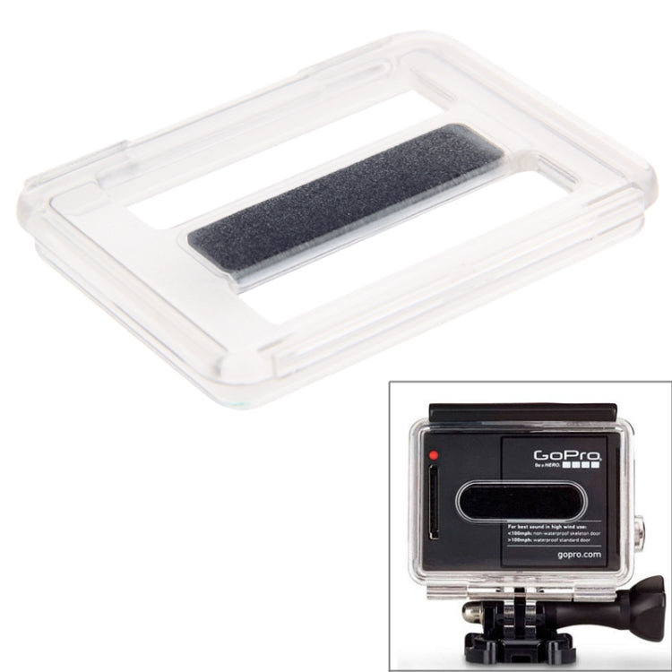 Apertured Backdoor Hard Housing Cover for GoPro Hero 4 / 3+ - Ultimate Protection for Your GoPro Camera