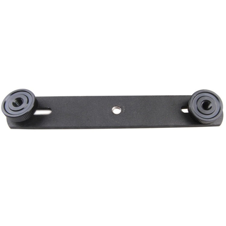 Dual-Headed Camera LED Light Bracket with Mounting Options