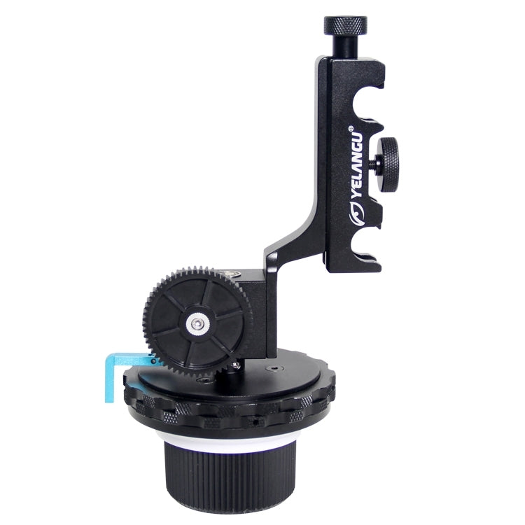 YELANGU YLG0103D F4 Limit Follow Focus for Canon / Nikon / Video Cameras / DSLR Cameras with Adjustable Gear Ring Belt