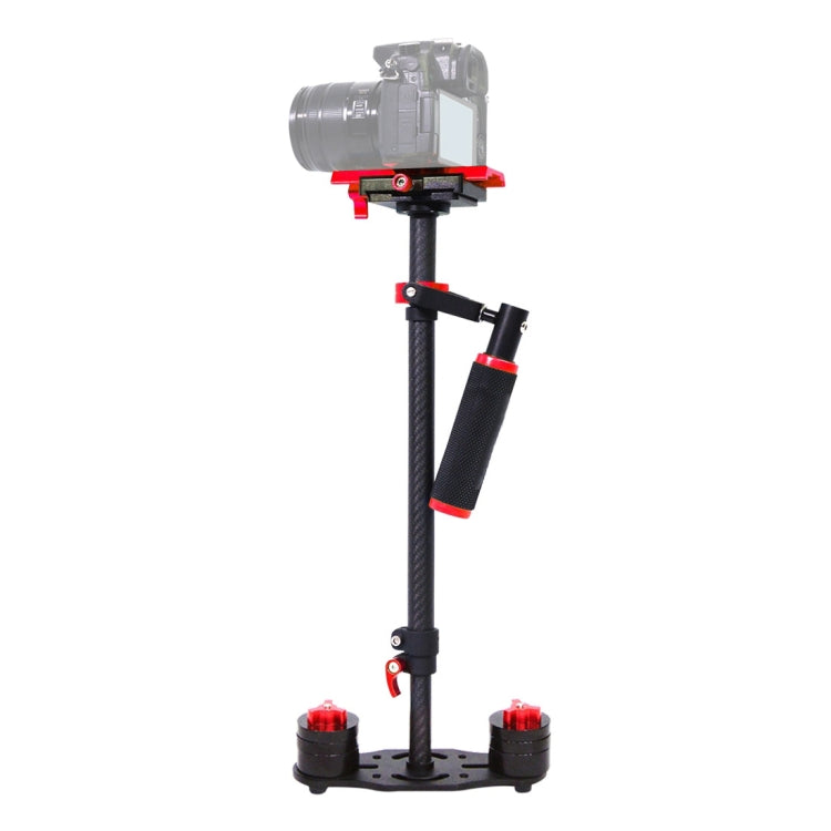 YELANGU Carbon Fiber Handheld Stabilizer for DSLR & DV Digital Video Cameras - Red