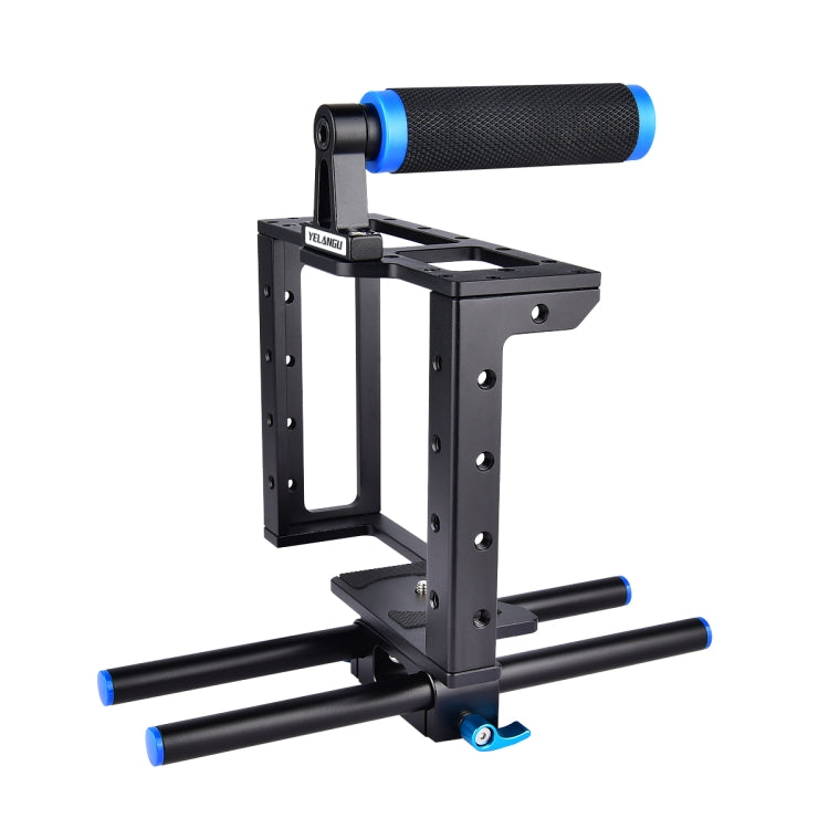 YELANGU YLG0107E Professional DSLR Camera Cage Stabilizer with Top Handle Set (Black)