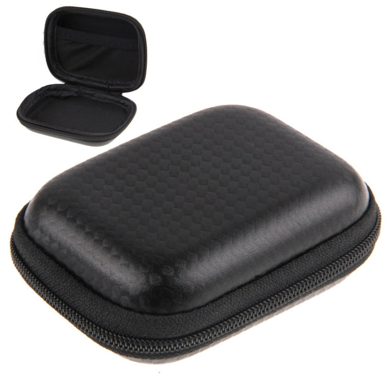 Waterproof Carbon Fiber Portable Case for GoPro and Other Sport Cameras (Black, 8cm x 6cm x 2.5cm)