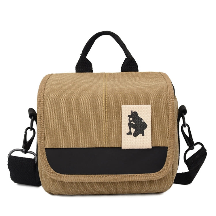 Universal Camera Bag, Inside Size: approx. 200mm x 115mm x 100mm (Brown) - Secure and Accessible