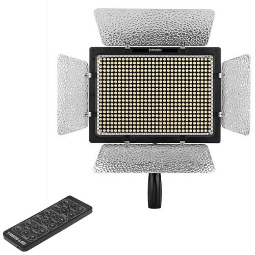 Adjustable LED Video Light with Color Temperature Control for DSLR and Camcorder
