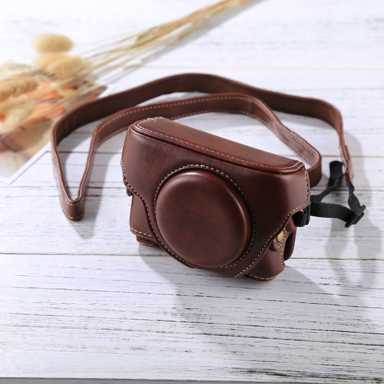 Retro Style PU Leather Camera Case Bag for Sony RX100 M3 / M4 / M5 in Coffee