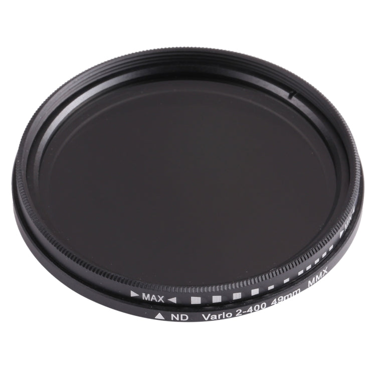 Adjustable 49mm ND Fader Neutral Density Filter - ND2 to ND400