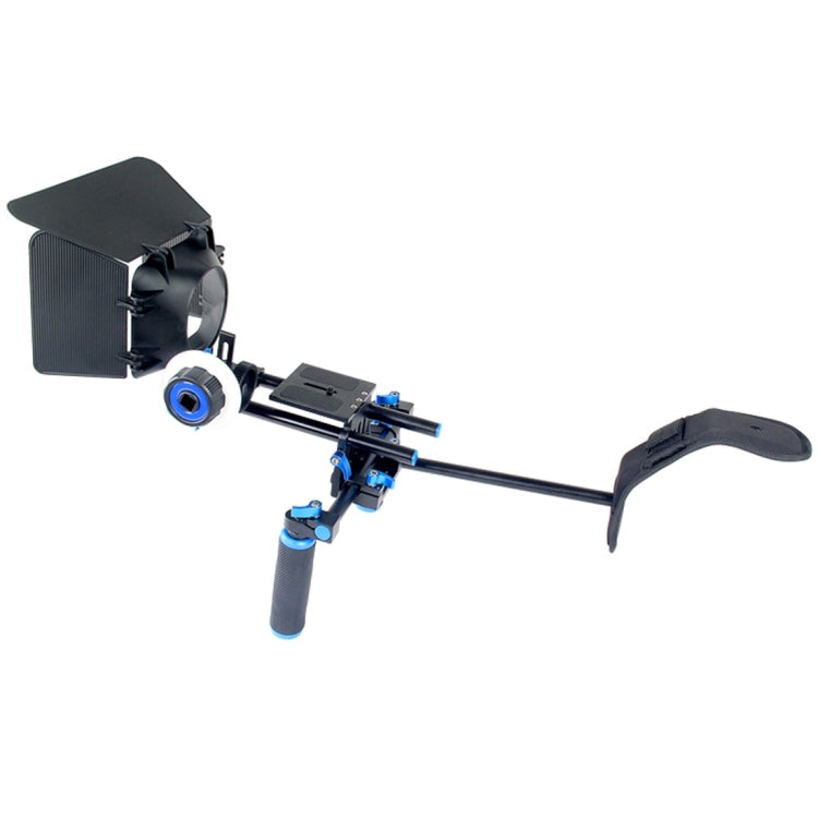 YELANGU Dual Handles Camera Shoulder Mount Kit with Matte Box for DSLR Camera / Video Camera