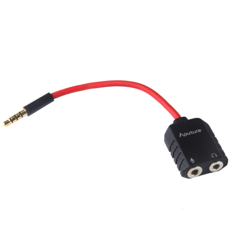 Aputure 3.5mm Audio Y Splitter Cable for Mobile and Tablet Recording