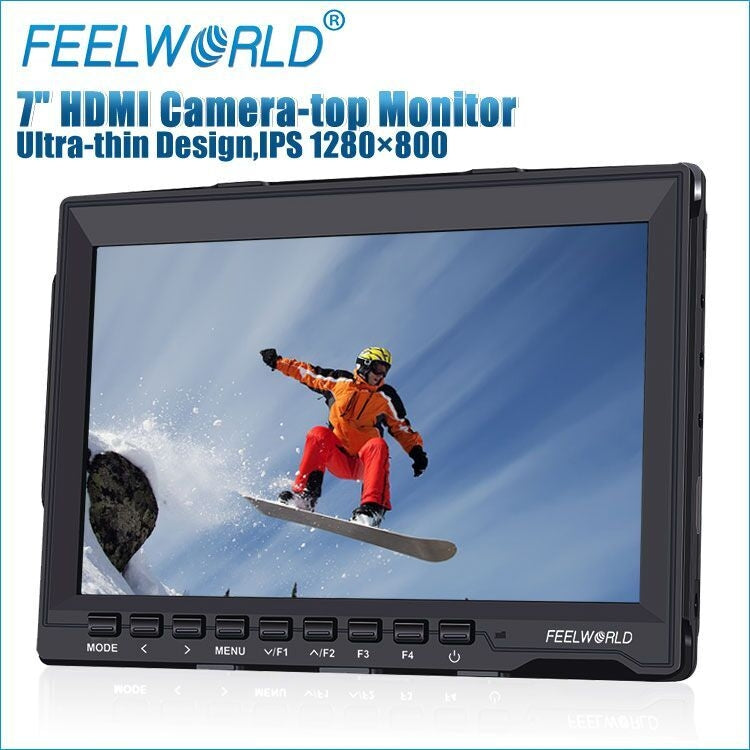 FEELWORLD FW-759 7-inch Camera Field Monitor with High-Resolution Display