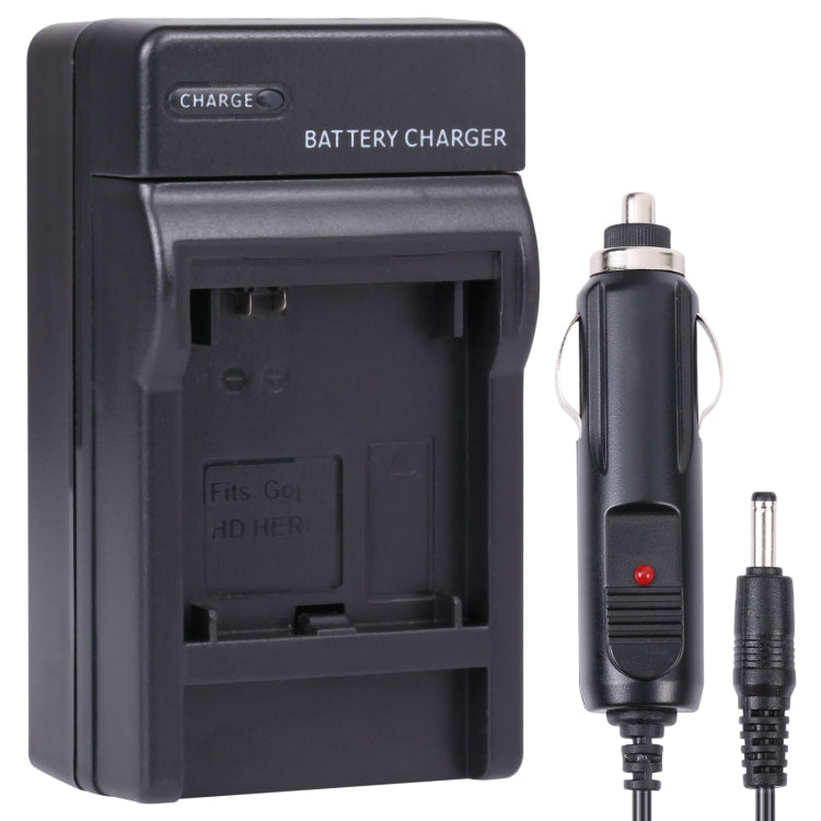 Gopro HD HERO3 Digital Camera Battery Smart Charger Set with Power Plug & Car Charger for Travel