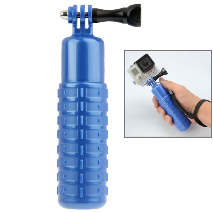 Floating Hand Grip Handheld Mount for Action Cameras (Blue)