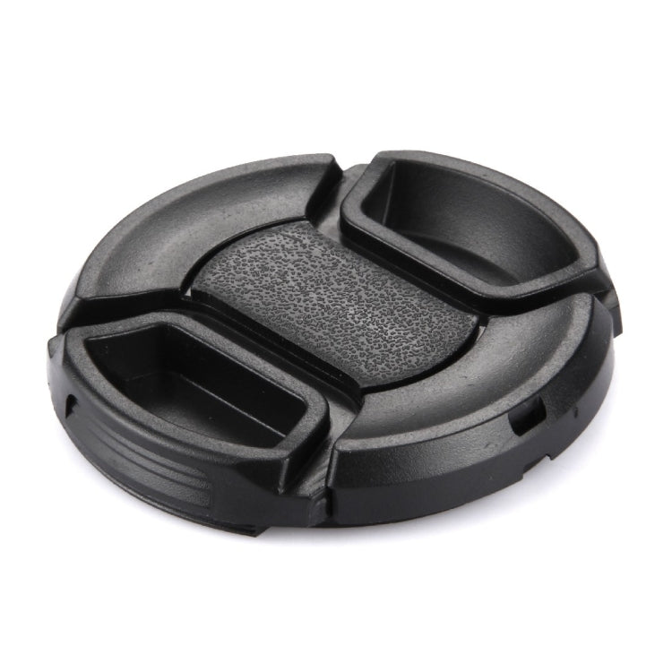 Center Pinch Camera Lens Cap for 52mm Lens (Black)