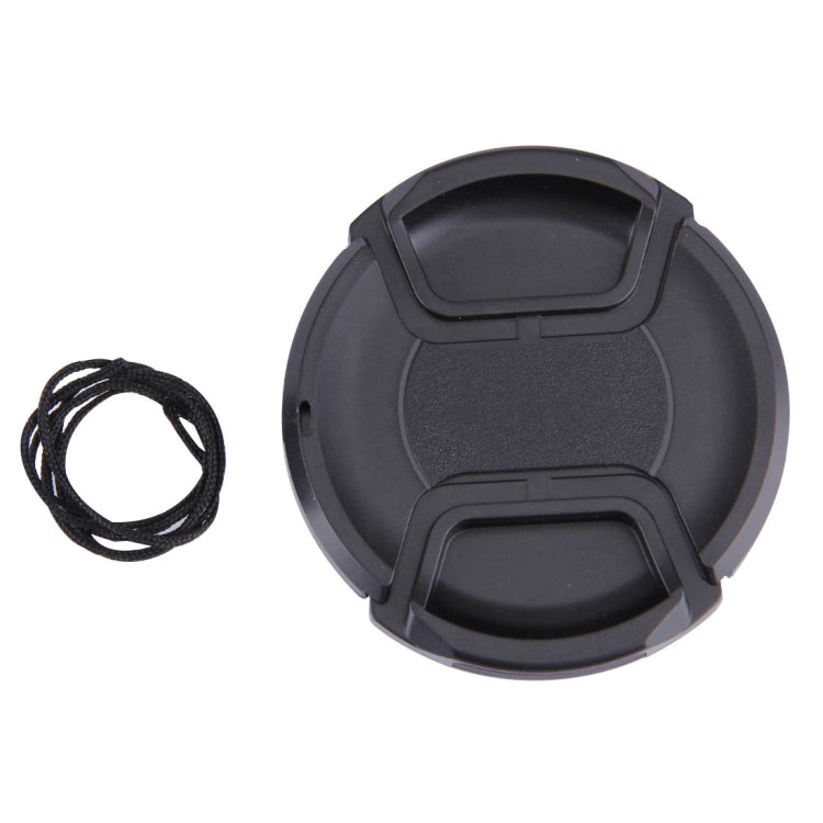 67mm Black Lens Cap with Easy Snap-On Design