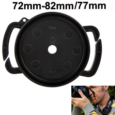 Universal Snap-On Camera Lens Cap for 72-82mm / 77mm Lenses