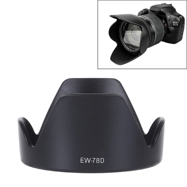 EW-78D Lens Hood Shade for Canon EF 28-200mm Lens