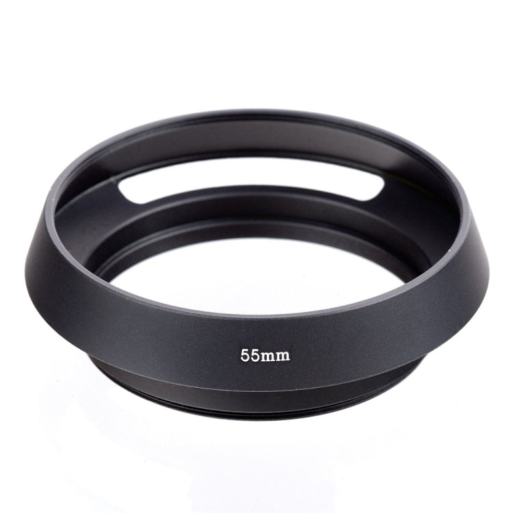 Metal Lens Hood for Leica Lenses with 55mm Filter Thread (Black)