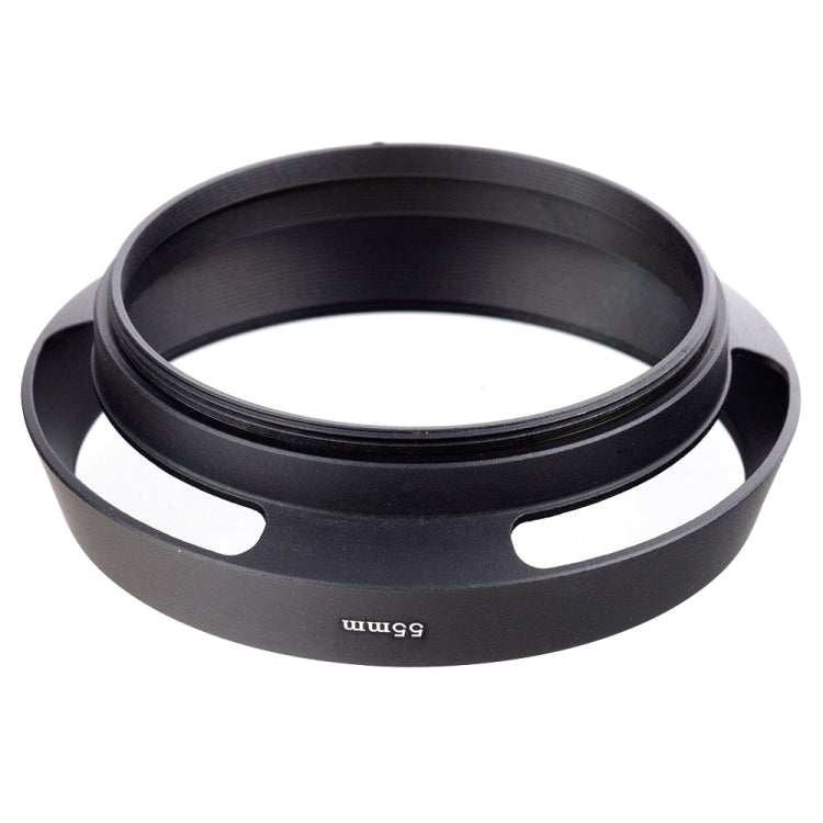 Metal Lens Hood for Leica Lenses with 55mm Filter Thread (Black)