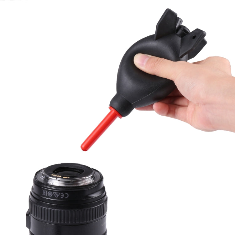 Rocket Rubber Dust Blower Cleaner Ball for Lens Filter Camera and Electronic Devices (Black)