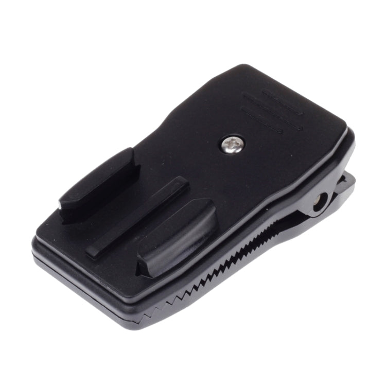 360 Degree Rotation Backpack Hat Clip Mount for Xiaomi Yi Sport Camera