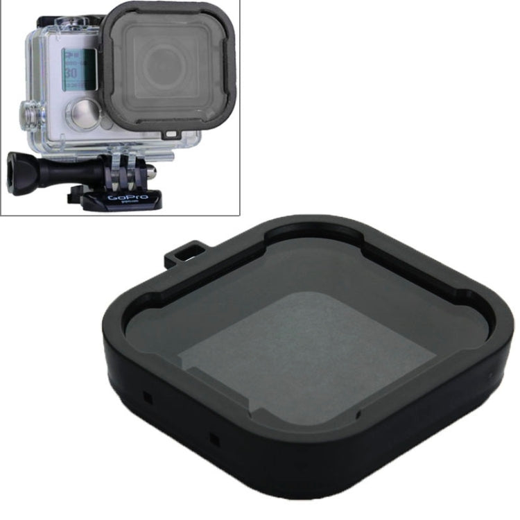 Polar Pro Aqua Cube Snap-on Dive Housing Filter for GoPro HERO4 /3+(Grey) - Enhanced Underwater Performance