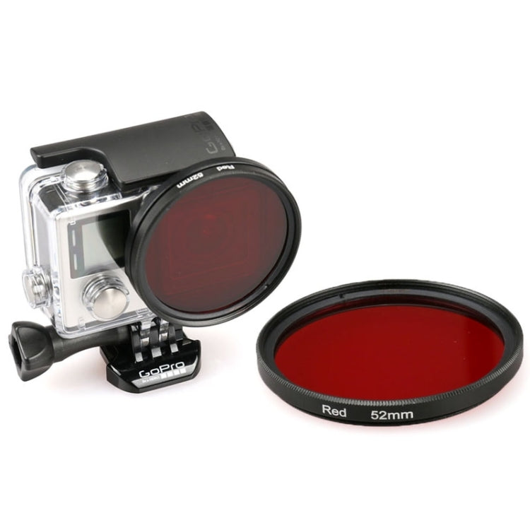 52mm Red UV Lens Filter for GoPro HERO 4/3+