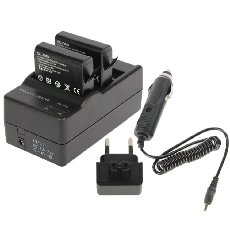 Double Battery Charger and Accessories for GoPro HERO4