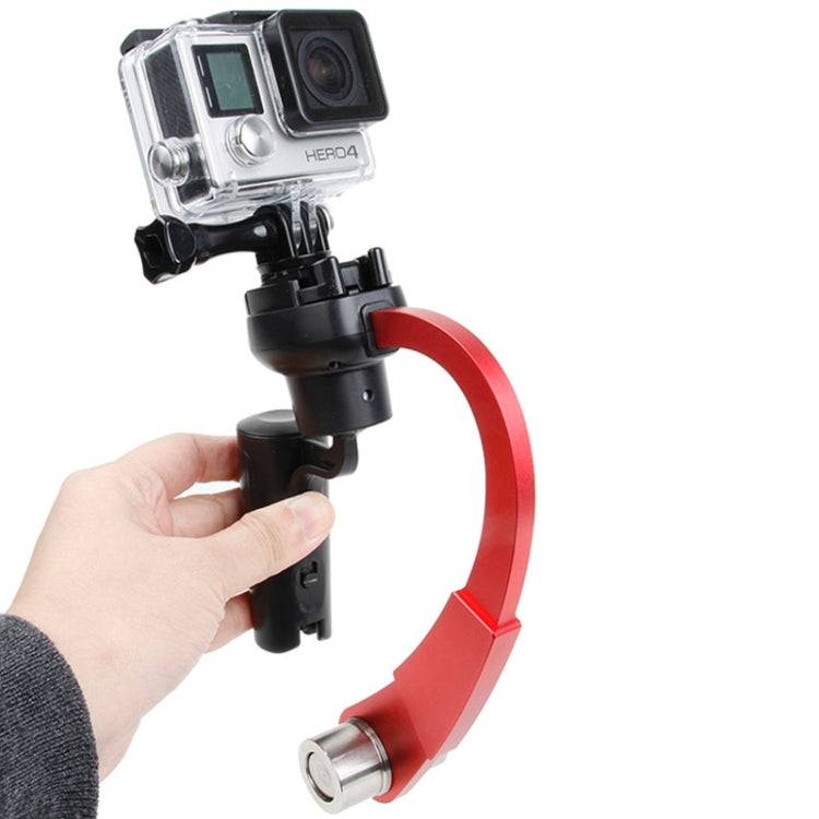 HR255 Red Stabilizer Selfie Stick Monopod for GoPro and Action Cameras