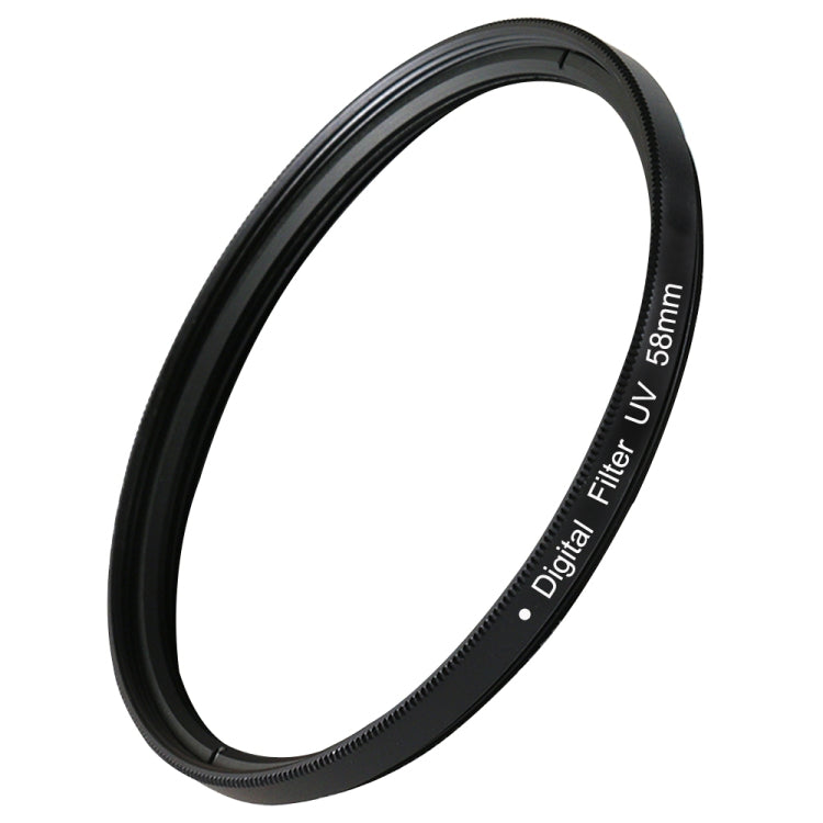 58mm Black UV Filter with Optical Glass