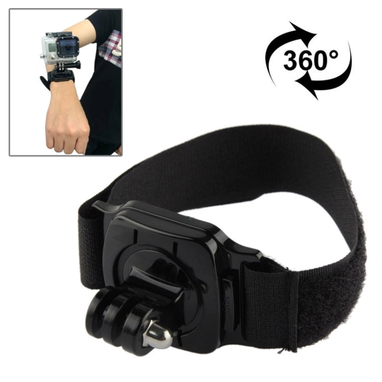 GoPro and Action Camera 360 Degree Rotation Wrist Strap Mount