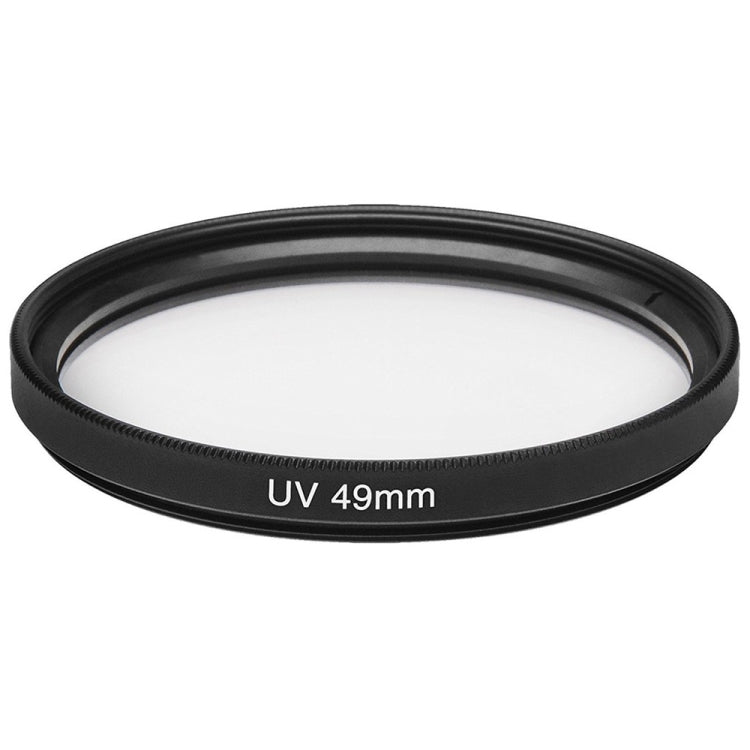 SLR Camera UV Filter for 49mm Lenses (Black)