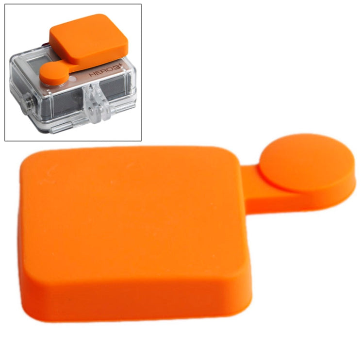 TMC Housing Silicone Lens Cap for GoPro HERO4 /3+(Orange) - Lens and Housing Protection Accessory