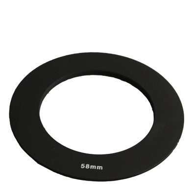 Square Filter Adapter Ring for 58mm Lenses (Black)