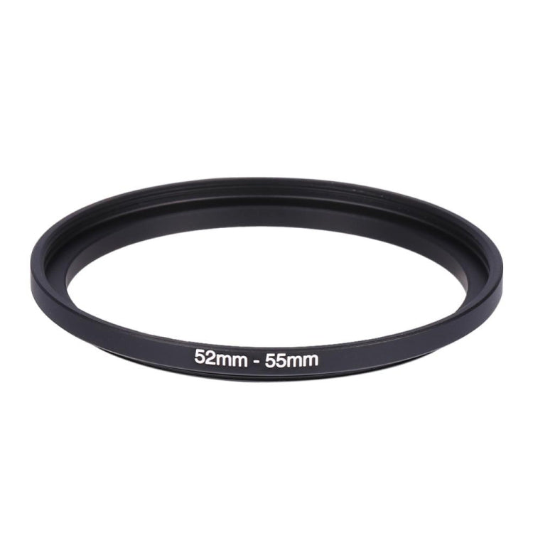 52mm-55mm Lens Stepping Ring for Macro Photography and Universal Fit (Black)