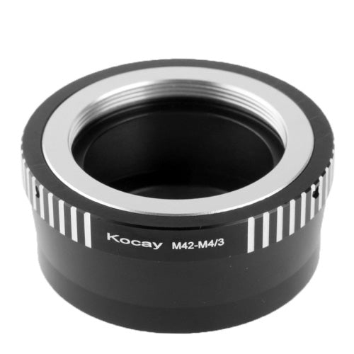 M42 Lens to M4/3 Lens Mount Stepping Ring - Black