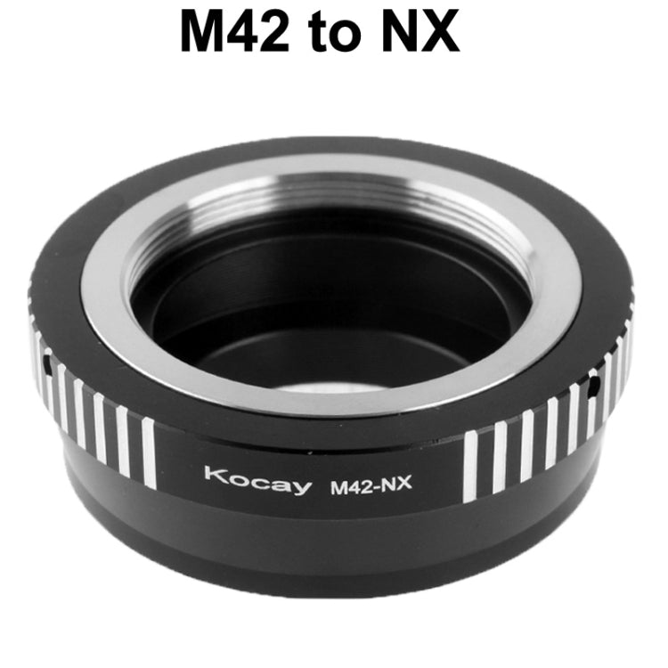 M42 to NX Lens Mount Stepping Ring (Black)