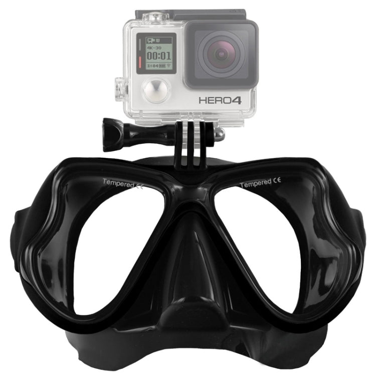 Underwater Diving Mask for GoPro and Other Action Cameras (Black)